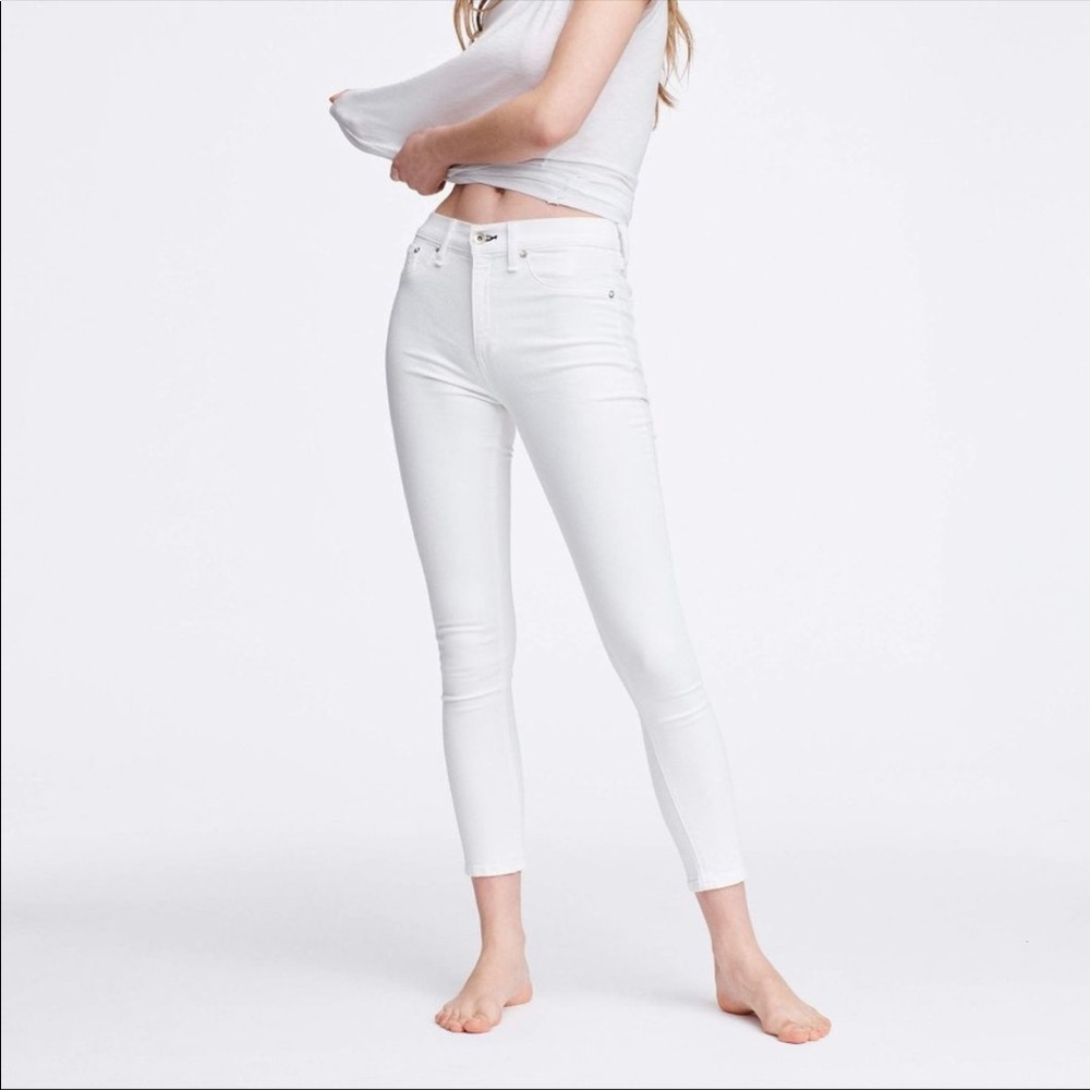Rag & Bone High-Rise Ankle Skinny Jeans